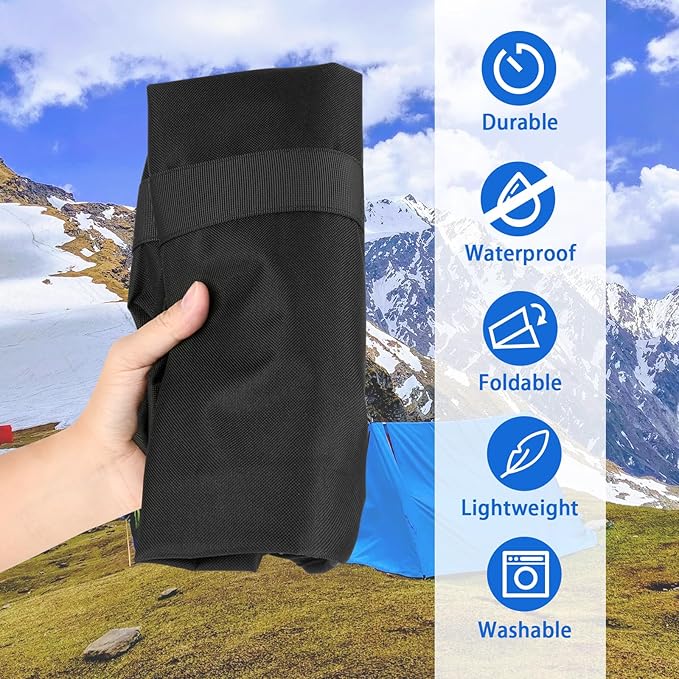 Xxerciz Carry Bag Compatible with King Koil Twin/Queen Air Mattress Heavy Duty Camping Air Mattresses Storage Bag with Straps Foldable and Dustproof Portable Carry Case for Outdoor Travel Camping