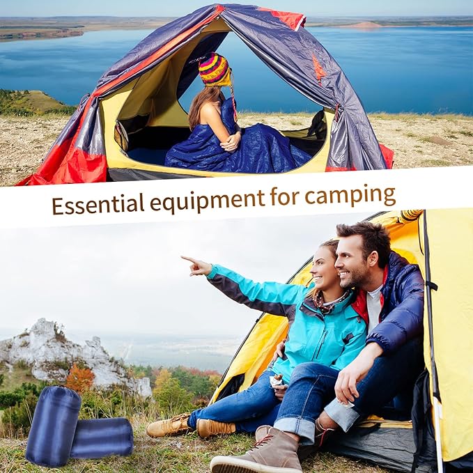 Macarrie 4 Pcs Bulk Sleeping Bags for Adults 0 Degree Waterproof Backpack Bags with Compression Sack for Backpacking Camping Hiking Emergency Shelters