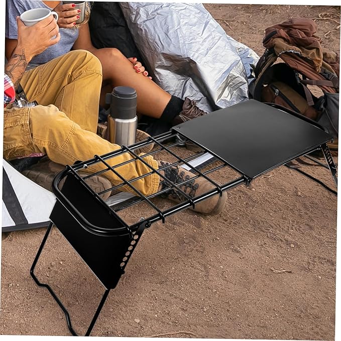 VICASKY Telescopic Folding Table Adjustable Height for Camping BBQ Picnic Portable Outdoor Table