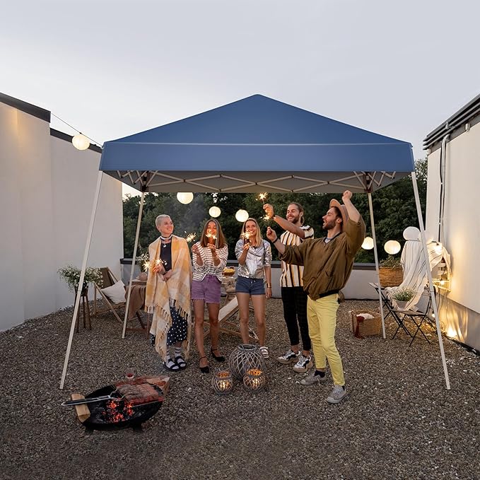 3 x 3M Portable Home Use Waterproof Folding Tent Blue