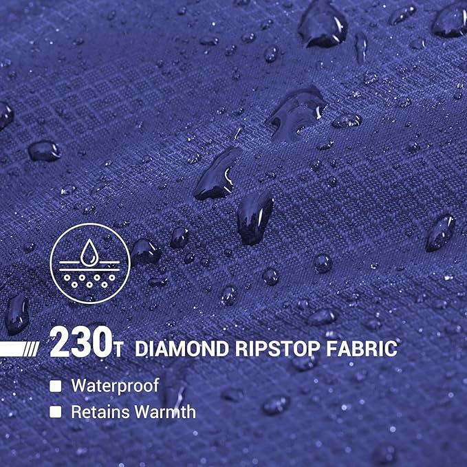 KingCamp Sleeping Bag for Adults Cold Weather &amp Warm Extra Wide Big &amp Tall XL Portable Waterproof Flannel Sleeping Bags Essentials Gear Accessories for Camping Backpacking Hiking Indoor &amp