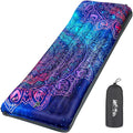 pickyNproud Camping Sleeping Pad Extra Thick 5 Inch Inflatable Camping Pad with Pillow Sleeping Mat Built-in Foot Pump Portable Lightweight Camping Air Mattress for Backpacking Hiking Tent