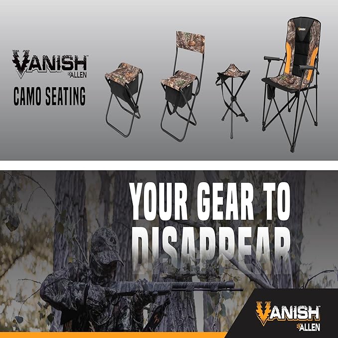 Allen Company Vanish Padded Armchair with Backrest Realtree Edge Camo