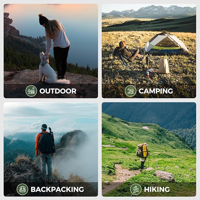 ATEPA Down Sleeping Bag for Adults Recycled Ultralight 35°F 40°F 45°F 50°F 650FP / 700FP 3 Season Compact Sleeping Bags with Compression Sack for Backpacking Camping Hiking Can Be Attached to Pad