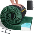 HomeMate CertiPUR-US Memory Foam Camping Mattress Pad Portable Roll Up Mattress for Adults Sleeping Mat Cot Mattress Pad