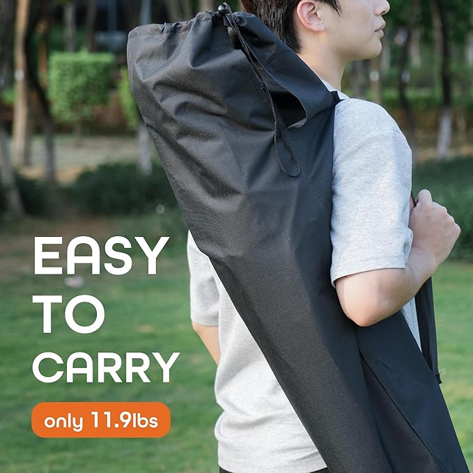 Oversized Camping Folding Chair Camp Chairs for Adults Heavy Duty Beach Chair Foldable Lawn Chairs XL Chair Heavy Duty Big and Tall Camping Chair (2 Black Oversized)
