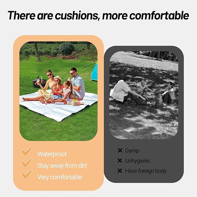 Himalaya Foam Foil Blanket Lightweight Camping Mat Outdoor Roll-up Portable Waterproof Sleeping Mat for Hiking Backpacking Double-Sided Aluminum Camping Accessories(78x78)
