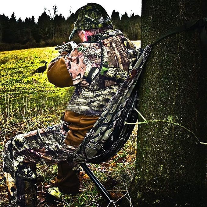 TOYPOPOR Camping Chair | Hammock Style | Hangs on Any Tree | Lightweight &amp Portable Camo