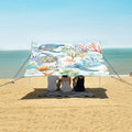 Sea Turtles Camping Sun Shelter Beach Tent Portable Beach Sun Shade Outdoor Canopy for Camping Trips Fishing Picnic