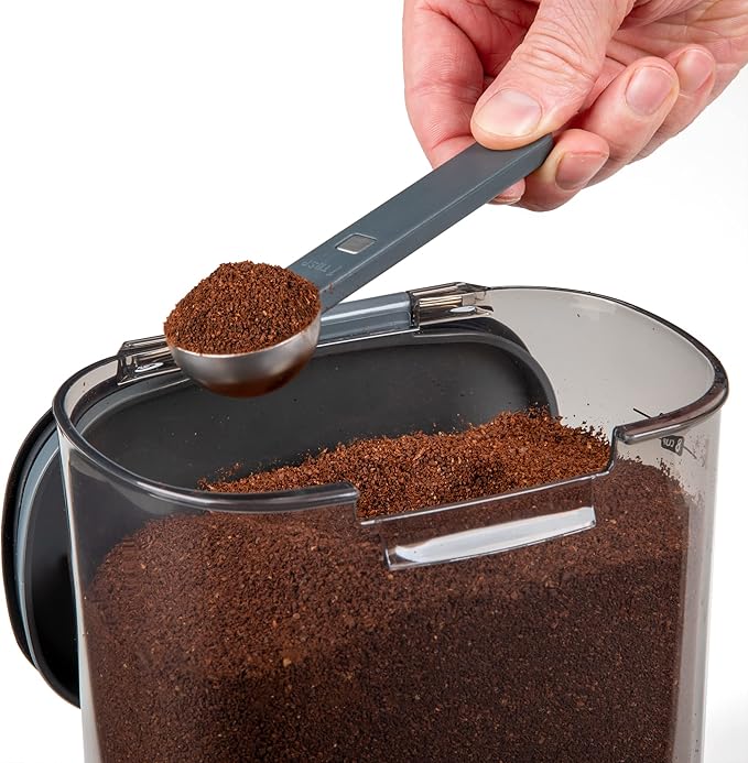 Progressive International ProKeeper+ Clear Plastic Airtight Food Baker's Kitchen Storage Organization Container Canister Set with Magnetic Accessories 2- Piece Set (Coffee 2-Quart)