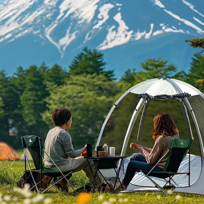 Screen House Tent Portable Canopy with Floor Mosquito Net Outdoor Room Perfect for Patio Backyard Gazebo Picnic Mesh.