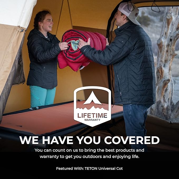 Teton Inflatable Sleeping Pad Sleeping Mat for Camping Backpacking Hiking