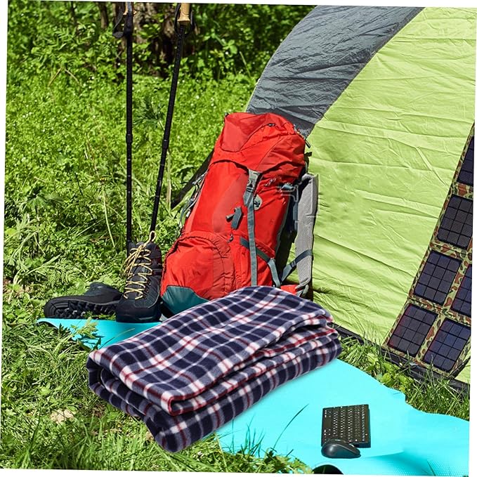 SUPVOX Adult Fleece Liner for Camping and Outdoor Use Lightweight Foldable Sleeping Sack with Soft Material Portable Indoor and Travel Bed for Hiking Picnics and Family Trips