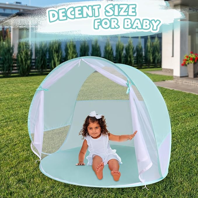 Action Air Portable Anti-UV Pop-Up Beach Tent- Ultimate Sun Shelter &amp Kids' Play Tent