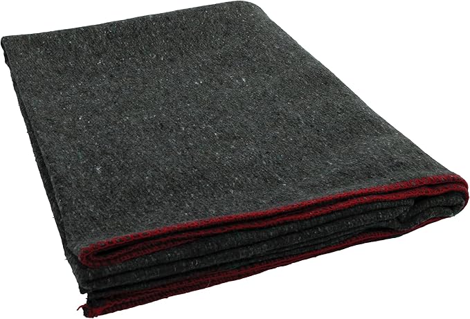 Rothco Wool Rescue Survival Blanket – Warm Emergency Outdoor Camping Sleep Throw