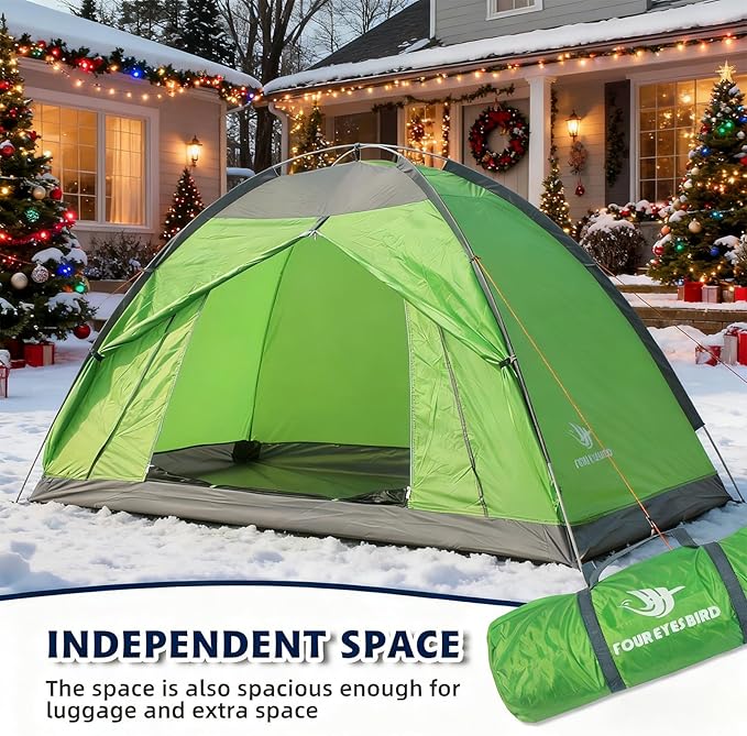 7.2 × 4 × 4 Feet Single Backpack Tent Waterproof Camping and Hiking Tent can be Used by One Person Light and Durable