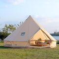 Oxford Bell Tent for Family Camping - Spacious 13.1ft /16.4ft Yurt with Stove Jack Large Glamping Tents for 4-8 People 4 Season Oxford Hot Tent Shelter
