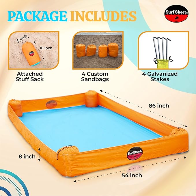 Sandproof Beach Blanket - Oversize Large Outdoor Picnic Blanket for Beaches &amp Camping - Portable Family Beach Blanket Waterproof Sandproof for Parks Travel Vacation Essentials (Yellow)
