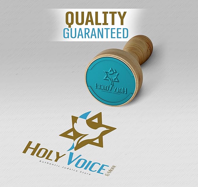 Holy Voice Sterling Silver-PlatedLions &amp Crown Decoration Ram Shofar 16-18 With Shofar Stand Carrying Bag and Cleaning Brush – Made in Israel.