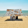 Tigers Camping Sun Shelter Beach Tent Portable Beach Sun Shade Outdoor Canopy for Camping Trips Fishing Picnic