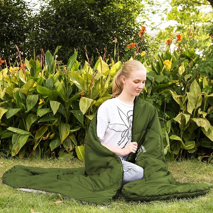 XL Size Upgraded Version of Camping Sleeping Bag 4 Seasons Warm and Cool Lighter Weight Adults and Children Can Use Waterproof Camping Bag Travel and Outdoor Activities