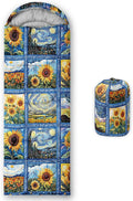 QOOMO Camping Sleeping Bags3 Season Warm &amp Cool WeatherLightweightWaterproof Sleeping Bags for Adults &amp KidsTravelingand OutdoorsCamping Gear Equipment