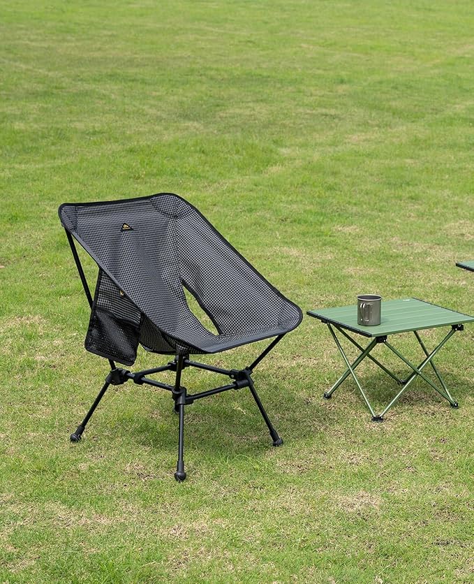 iClimb 1 Hooded 3M Thinsulate Insulation Warm Blanket and 1 Anti-Sinking Large Feet Chair Bundle Ultralight Compact for Adults Outdoor Backpacking Hiking Camping Beach Concert Sporting Events