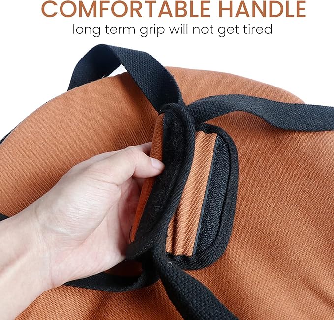 Camping Tableware Carrying Bag 13.7L Large Capacity Waterproof Picnic Flatware Storage Bag Outdoor BBQ Round Storage Bag for Plates Dishes Pots Bowls Utensils