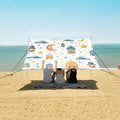 Traditional Lantern Star House Camping Sun Shelter Beach Tent Portable Beach Sun Shade Outdoor Canopy for Camping Trips Fishing Picnic