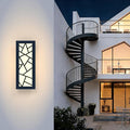 Outdoor Wall Lights 11.8inch Modern Outdoor Wall Sconce LED Long Wall Sconces Black Front Porch Light Waterproof Led Wall Light IP67 3000K Exterior Lighting fixtures