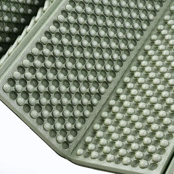Foam Mat Fold to Fit Folding Equipment Mat Beach Tent Sleeping Pad (Green)