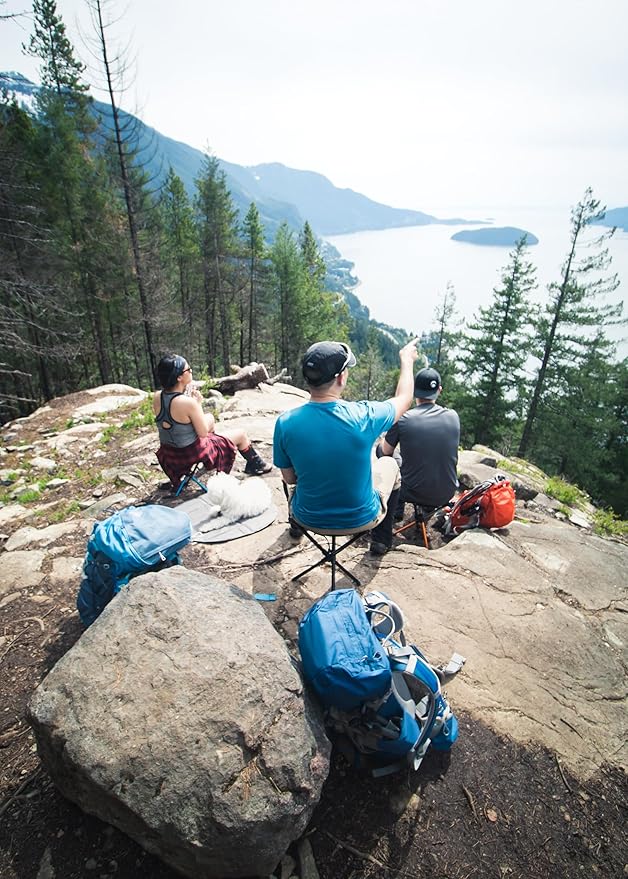 Hillsound BTR Stool for Ultralight Backpacking &amp Hiking Lightweight Camping Chairs Compact Portable Outdoor Seat Hunting Adventures Durable Tripod Design Made in Korea