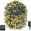 QUWIN Waterproof LED Outdoor Christmas String Lights 279Ft 800 LED UL Certified 8 Modes with End-to-End Plug Indoor &amp Outside Fairy Light for Christmas Tree Patio Wedding Party (Warm White)