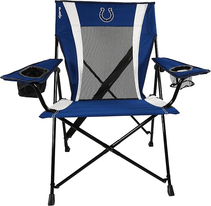 Kijaro Sports Fan Folding Chair 26 L x 35.5 W x 37 H Indianapolis Colts