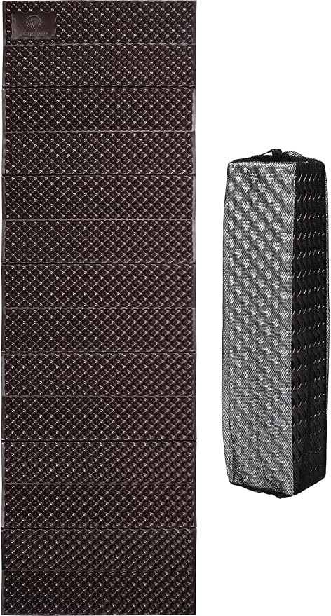 REDCAMP Foldable Foam Camping Pads for Sleeping Waterproof Closed Cell Foam Camping Sleeping Pad - Ultra-Lightweight for Hiking &amp Backpacking R-2.1 Insulated Royal Blue/Grey/Green/Brown/Khaki
