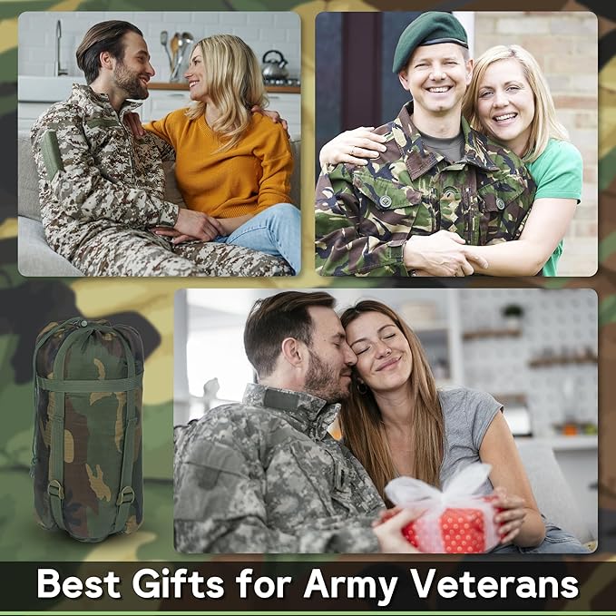 Mirzoyan Woobie Blanket Military Poncho Liner Camo Insulated Camping Woobie Blanket for Outdoor Hiking Survival Hunting