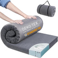 Extra Thick Memory Foam Camping Mattress - 72 x 24 Portable Sleeping Pad for Adults Folding Camping Bed Mat Lightweight Cot Mattress Topper for Outdoor RV Travel &amp Backpacking