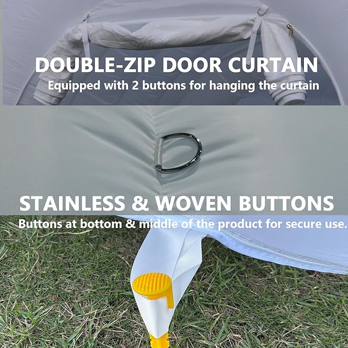 SAYOK Outdoor Portable Inflatable Igloo Dome Tent with Led Light for Party Wedding Event Camping