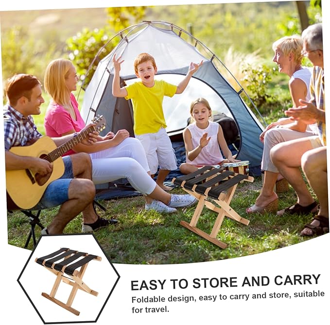 Ultralight Camping Chair Foldable Outdoor Stool Portable Folding Stool for Adults Beach BBQ