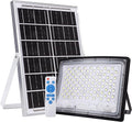 100W LED Solar Flood Lights 10000MAH Flood Light Outdoor IP66 Waterproof with Remote Control Security Lighting for Parking Lot Yard Garden Swimming Pool Pathway