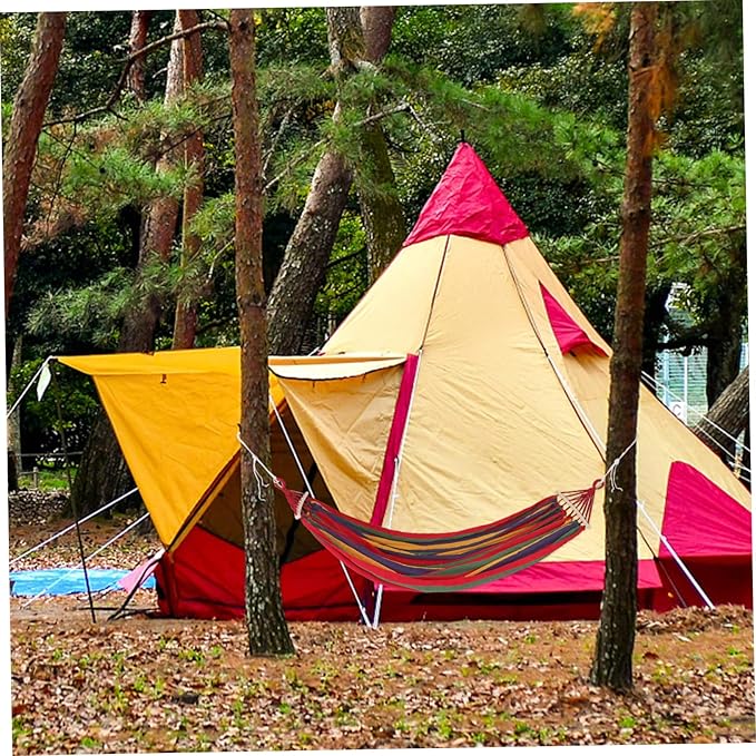 150kg Canvas Rollover Hammock Straps Bug Net Capacity for Park Courtyard for Camping Relaxation