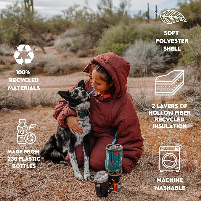 Selk'bag Original Wearable Sleeping Bag - Outdoor &amp Indoor Sleeping Bags - Sleeping Bag Suit - Temp Rating 35 to 44 Degrees F