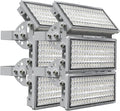 Kekeou 300W 2Pack LED Stadium Lights 84000LM 600W LED Flood Light Outdoor 6500K Daylight White Super Bright Arena Light IP67 Waterproof Field Lights for Sports CountsArenaFlicker-Free