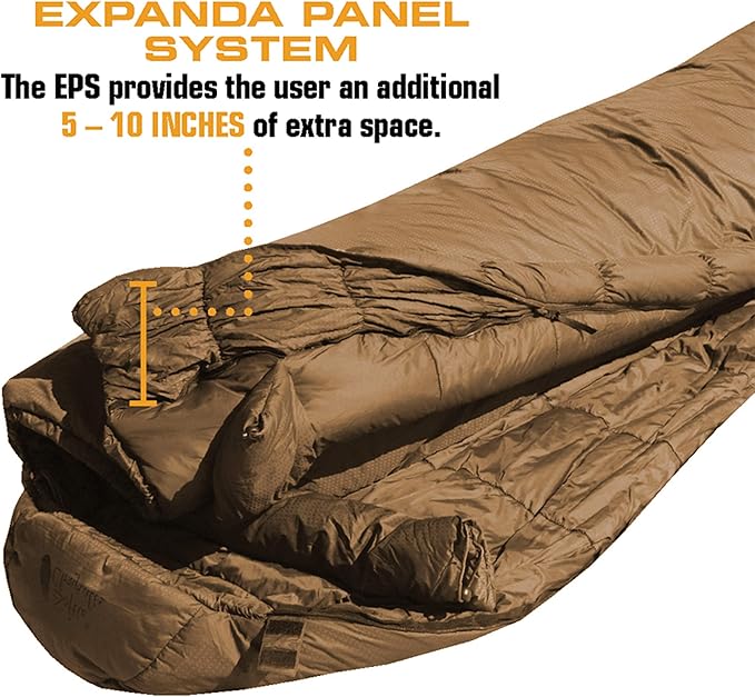 Snugpak Softie Elite 1 Sleeping Bag 47 Degree Expanda Panel System for Extra Space