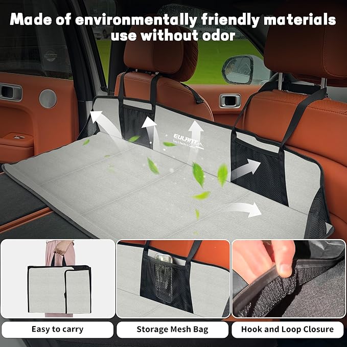 Portable Air Mattresses for SleepingCar Rear Seat Mattress Extension PlateFolding Car Bed MattressIncrease Travel Trunk Space &amp Car Bed Camping Space for Car/SUV/Model Y/3-Camping Essential ﻿
