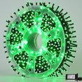 QITONG 165ft 500 LED Green Christmas Lights 8 Modes Christmas String Lights Outdoor Waterproof Plug in Green Wire Twinkle Light Indoor with 8 Modes