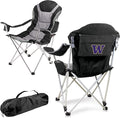 Picnic TIME NCAA Arkansas Razorbacks Reclining Camp Chair - Beach Chair for Adults - Sports Chair with Carry Bag