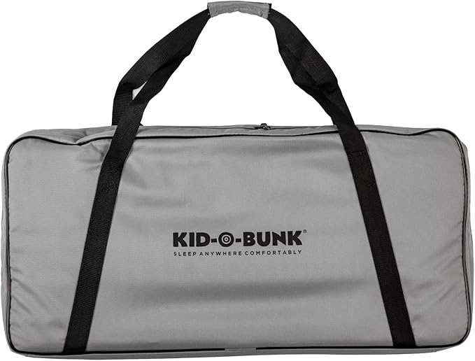 Disc-O-Bed Youth Single Camping Cot Kid-O-Bed Portable Sleeping Cot for Kids with Included Carry Bag Indoor and Outdoor Use Navy