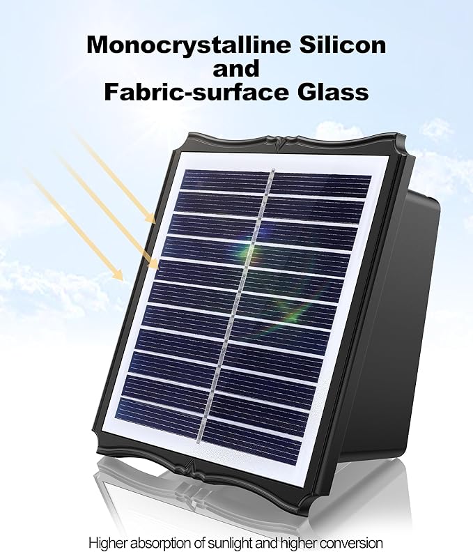 Solar Wall Lights Outdoor 6500K 3000K 4 Pack 1500mAh Wall Lights Solar Powered IP65 Outdoor Up and Down Solar Lighting for Wall