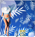 Beach Blanket Waterproof Sandproof Extra Large Beach Mat 79 X 83/120x108for 1-8 Adults Quick Drying Durable Outdoor Picnic Mat for Beach Travel Camping Hiking